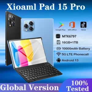 TOUCH-Tablette Android 13 de 10 Pouces, 8(4 + 4) Go + 64 Go, 1 To, Wi-Fi 6, BT Pig, Google GMS, 2.0GHz