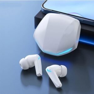 Écouteurs sans Fil Bluetooth 5.3 à Faible Latence, Appel HD, Casque de Jeu Double Mode avec Micro (Noir)