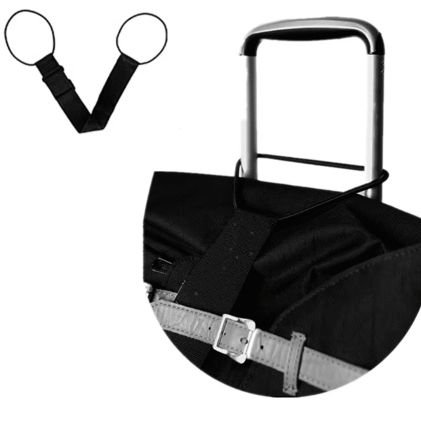 Elastic Adjustable Luggage Strap Carrier Strap Baggage Bungee Luggage Belts Suitcase Belt Travel Security Carry on Straps – Image 7