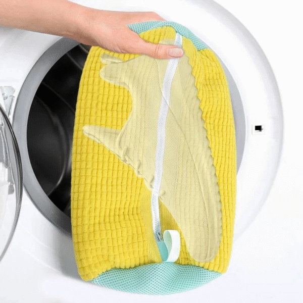1/2PCS Washing Shoes Bag Cotton Laundry Fluffy Fibers Easily Remove Dirt Washing Bags Anti-Deformation Shoes Clothes Organizer – Image 3