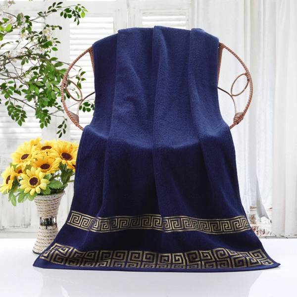 2-Piece Set of Squares, 1 Towel+1 Towel, Thickened Absorbent Set for Showering, No Shedding of Fluff – Image 5