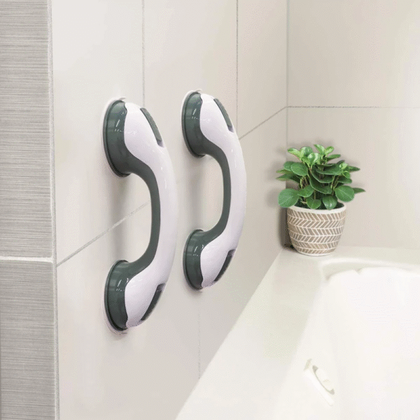 Shower Handle Safety Helping Handle anti Slip Support Toilet Bathroom Safe Grab Bar Handle Vacuum Sucker Suction Cup Handrail – Image 2