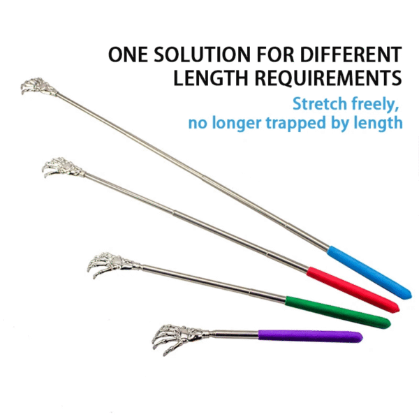 Retractable Stainless Steel Claw Massager for Back Massage Promotion Tools Blood Circulation Relax Health Back Scratcher Tool – Image 3