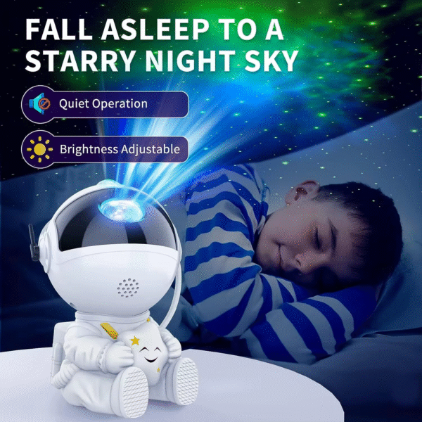 Star Projector Galaxy Night Light Astronaut Space Projector Starry Nebula Ceiling LED Lamp for Bedroom Home Decorative Kids Gift – Image 5