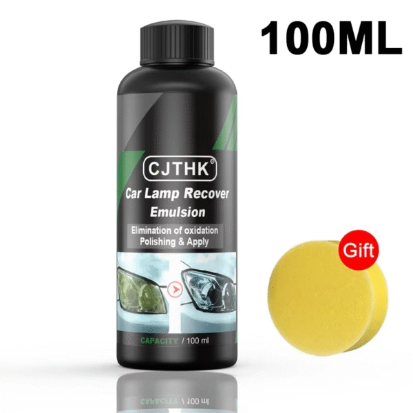 Car Headlight Restoration Polishing Kits Headlamp Scratch Remover Repair Cleaning Paste Remove Oxidation Headlight Polish Liquid – Image 9