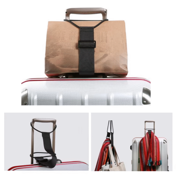 Elastic Adjustable Luggage Strap Carrier Strap Baggage Bungee Luggage Belts Suitcase Belt Travel Security Carry on Straps – Image 6