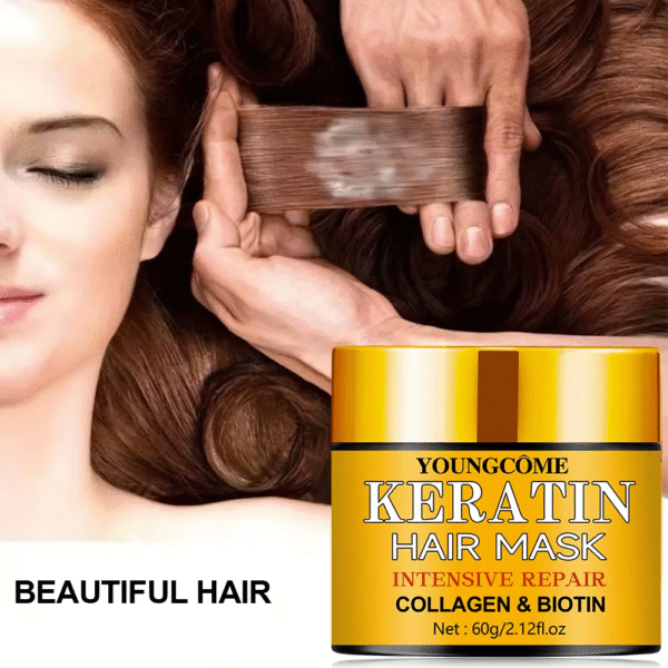 Hair Repairs Hair Mask Essential Oil Nourishing for Dry Damaged Biotin Collagen Keratin Treatment Hairs Conditioner Hair – Image 2