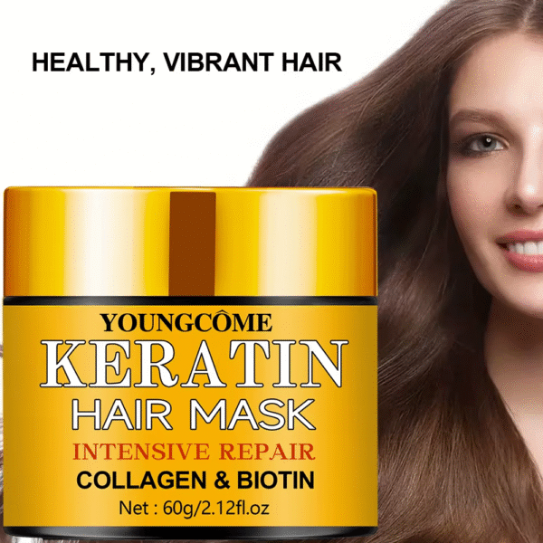 Hair Repairs Hair Mask Essential Oil Nourishing for Dry Damaged Biotin Collagen Keratin Treatment Hairs Conditioner Hair – Image 3