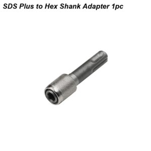 SDS plus Convert to 1/4 Hex Shank Adapter Hexagonal Converter Electric Hammer Power Screwdriver Bit Holder Socket Impact Driver
