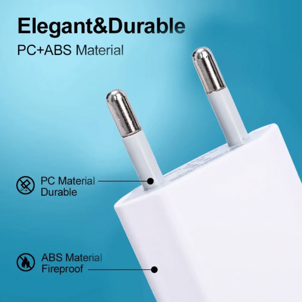 2-5Pcs 5V 1A Eu AC Home Travel USB Wall Charger for Iphone 6 7 8 plus X Xr 11 12 13 14 – Image 4