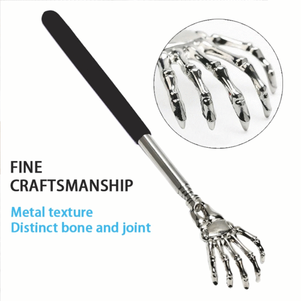 Retractable Stainless Steel Claw Massager for Back Massage Promotion Tools Blood Circulation Relax Health Back Scratcher Tool – Image 5