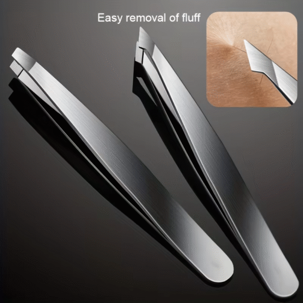 4Pcs Set Professional Tweezers Set Perfect for Eyebrow Hair Removal Splinter Very Effortless and Relaxed to Remove – Image 3