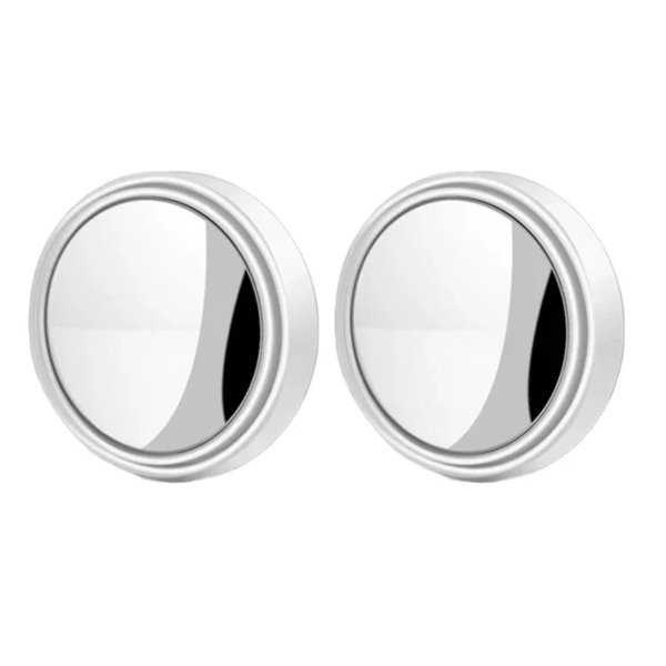 2Pcs round Frame Convex Blind Spot Mirror Safety Driving Wide-Angle 360 Degree Adjustable Clear Rearview Mirror Car Accessories – Image 8