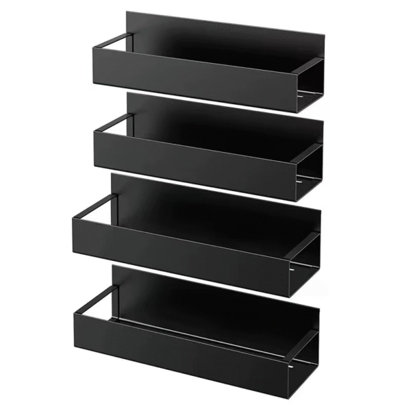 2Pcs Magnetic Storage Shelf Household Kitchen Refrigerator Washing Machine Side Hanging Storage Rack, Multifunctional Storage – Image 7