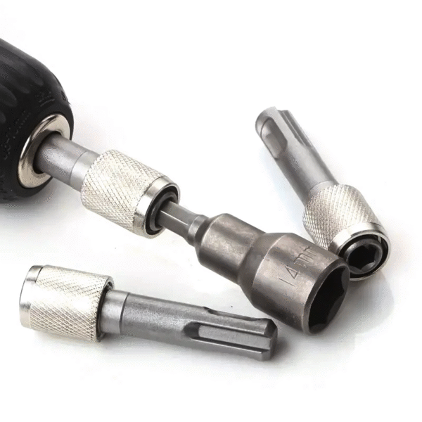 SDS plus Convert to 1/4 Hex Shank Adapter Hexagonal Converter Electric Hammer Power Screwdriver Bit Holder Socket Impact Driver – Image 7