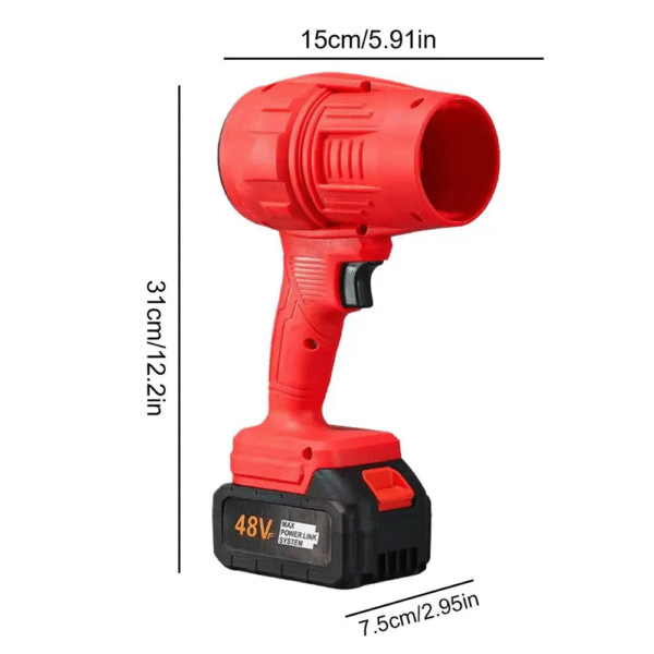 Cordless Air Blower Powerful Jet Fan Mini Turbo Fan Thrust Violent Leafs Duster Handheld Power 200 Mph Spray Dry Blower Fan – Image 8