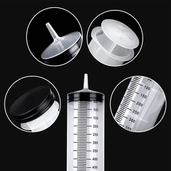 100/300/550Ml Large Capacity Syringes Oil Pump with 1M Hose Pet Feeding Measuring Pump Hydroponics Nutrient Big Syringe – Image 5