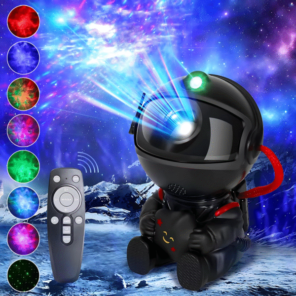 Star Projector Galaxy Night Light Astronaut Space Projector Starry Nebula Ceiling LED Lamp for Bedroom Home Decorative Kids Gift – Image 6