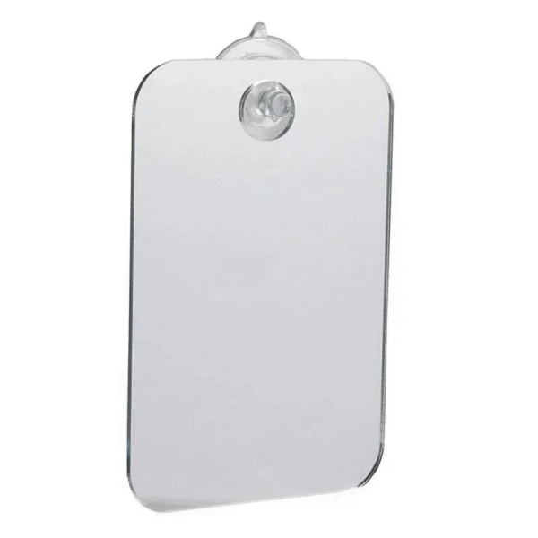 1Pcs Acrylic Mirror with Wall Suction Shower Mirror for Man Shaving Women Makeup Portable Travel Bathroom Accessories – Image 3