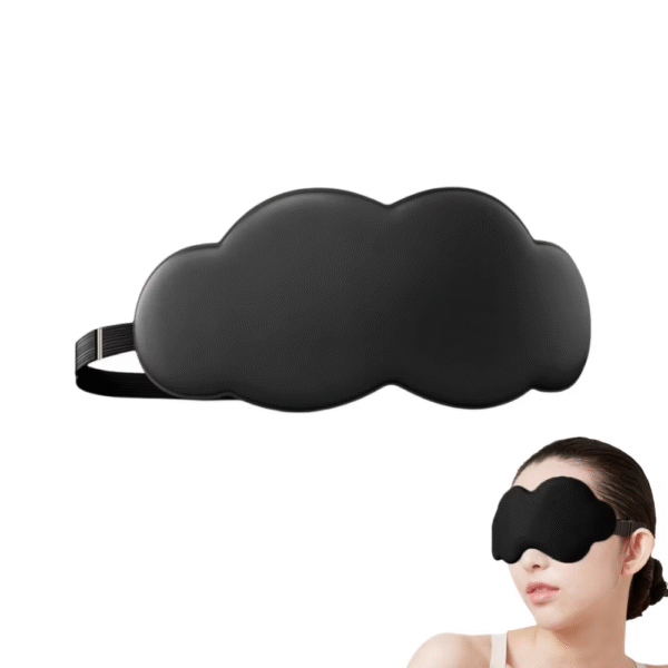 3D Contoured Sleep Mask 100% Light Blocking Eye Mask Ultra-Soft Skin-Friendly Material Breathable Eye Cover for Rest Travel Yoga – Image 12