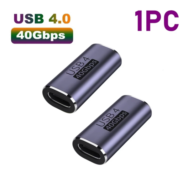 USB 4.0 PD 100W 8K 60Hz Charger Connector for Macbook 40Gbps High Speed USB C OTG U-Shape Straight Angle Male to Female Adapter – Image 8