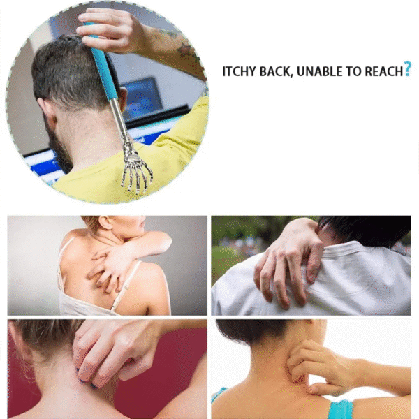 Retractable Stainless Steel Claw Massager for Back Massage Promotion Tools Blood Circulation Relax Health Back Scratcher Tool – Image 7