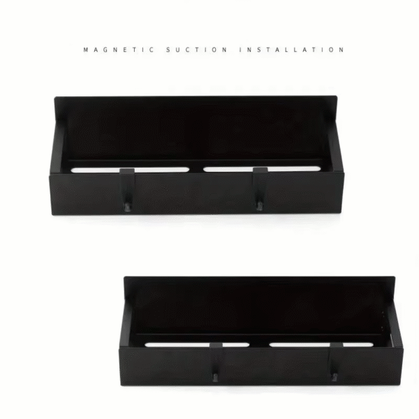 2Pcs Magnetic Storage Shelf Household Kitchen Refrigerator Washing Machine Side Hanging Storage Rack, Multifunctional Storage – Image 3