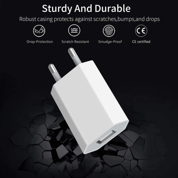 2-5Pcs 5V 1A Eu AC Home Travel USB Wall Charger for Iphone 6 7 8 plus X Xr 11 12 13 14 – Image 7