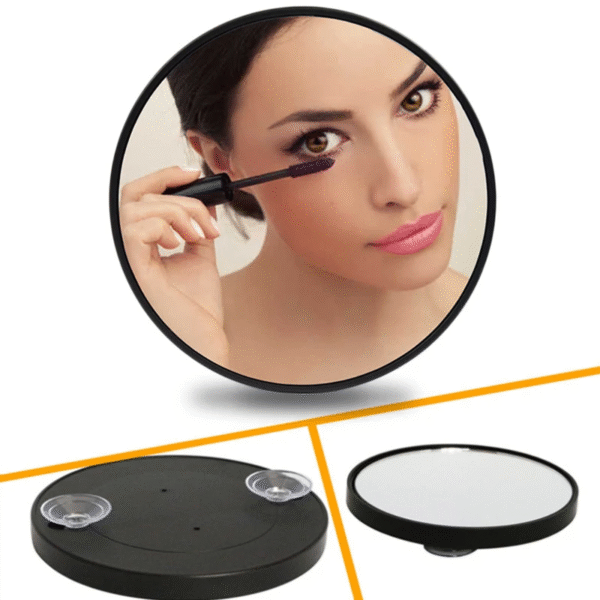 5-30X Magnification Mirror with Suction Cup Blackhead Magnifying Compact Remove Acne Pores Tool Bathroom Makeup Mirror – Image 3
