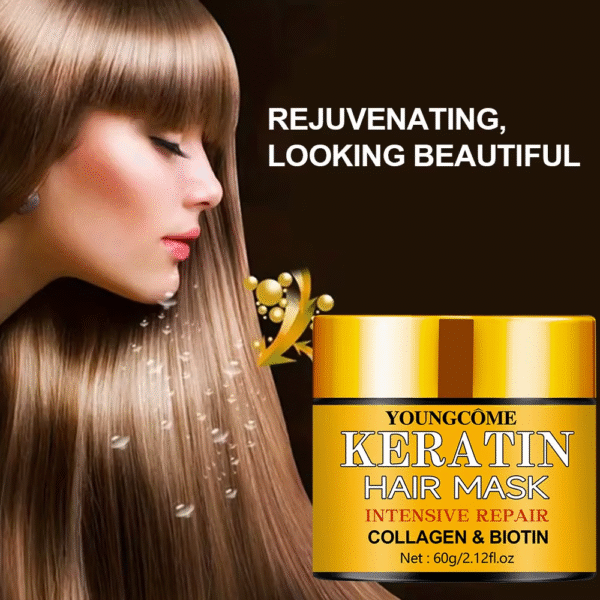 Hair Repairs Hair Mask Essential Oil Nourishing for Dry Damaged Biotin Collagen Keratin Treatment Hairs Conditioner Hair – Image 5
