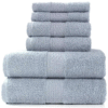 Bath Towel Washcloth Cotton Towel Solid Color Soft Absorbent Towels Multipurpose Use for Hotel Bathroom