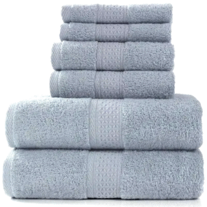 Bath Towel Washcloth Cotton Towel Solid Color Soft Absorbent Towels Multipurpose Use for Hotel Bathroom
