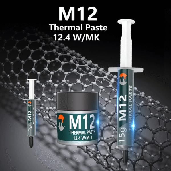 Thermal Paste Performance Thermal Conductive Grease Paste 12.4 W/MK 1/4/8/15/30G for Game PC PS5 CPU GPU Cooling – Image 2