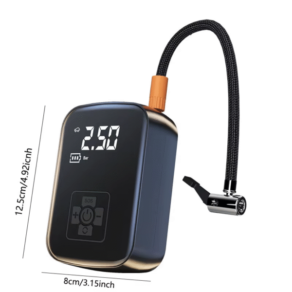 1Pc Wireless Car Air Compressor Air Pump Electric Tire Inflator Pump for Motorcycle Bicycle Boat AUTO Tyre Balls Inflatable – Image 7