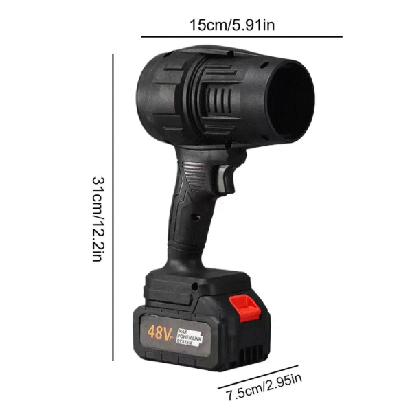 Cordless Air Blower Powerful Jet Fan Mini Turbo Fan Thrust Violent Leafs Duster Handheld Power 200 Mph Spray Dry Blower Fan