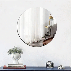 Big Large Mirror 10 15 20 30Cm round Elliptic Acrylic Wall Mirror Plexiglass for Walls Bathroom Wall-Mounted Mirrors for Make Up