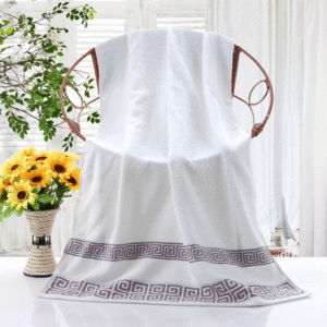 2-Piece Set of Squares, 1 Towel+1 Towel, Thickened Absorbent Set for Showering, No Shedding of Fluff