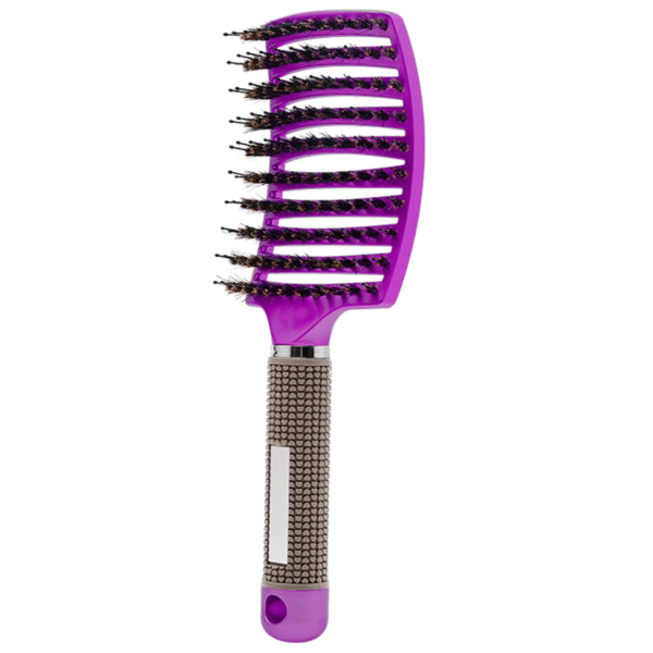 Hair Brush Hair Comb Detangling Hair Brush Bristle&Nylon Women Wet Massage Comb Curly Hairdressing Salon Styling Tools – Image 12