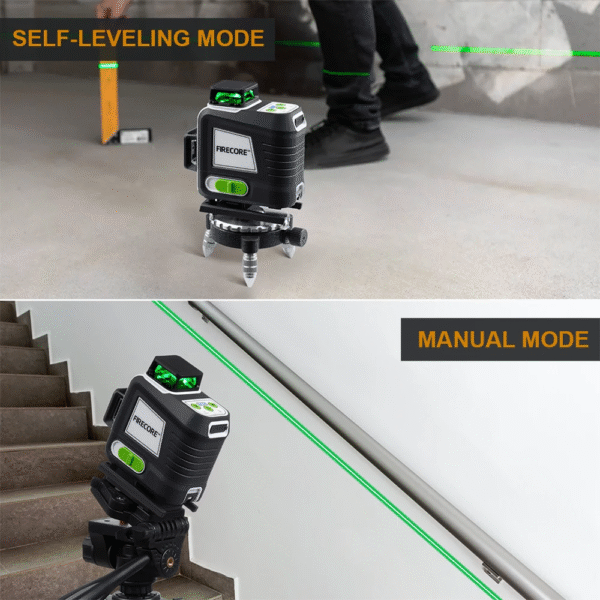 360 Laser Level 16 Lines 4D Self-Leveling Horizontal&Vertical Cross Lines Super Powerful Green Laser Level Tool G60 – Image 6