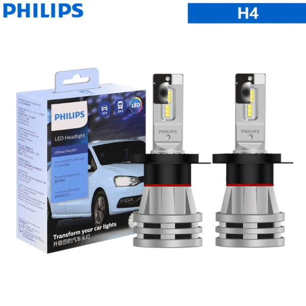Philips LED H1 H3 H4 H7 H11 Ultinon Pro3101 12V/24V 6000K Bright White HB3 9005 HB4 9006 HIR2 9012 Auto Headlight LED Lamps, 2X – Image 13