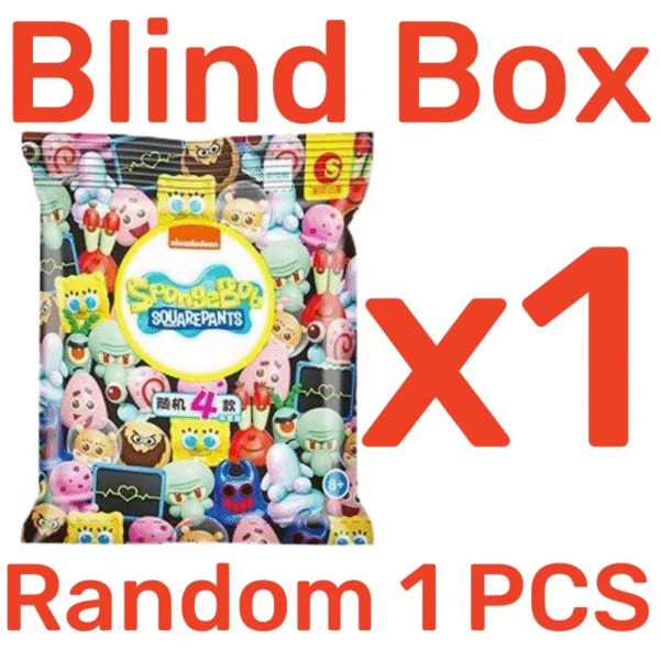 Chaosheng Anime Spongebob Squarepant Series of Blind Box Doll Decoration Patrick Octopus Cute Decorative Children'S Toys
