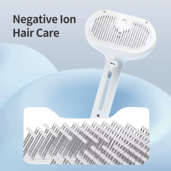 ROJECO Pet Spray Hair Comb Professional Electric Hair Straightener Comb Brush for Cat Pet Massage Comb Steam Brush for Hair Care – Image 7