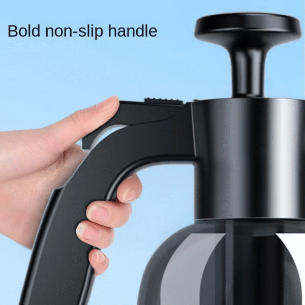 2L Hand Pump Foam Sprayer with 3 Types of Nozzle Hand Pneumatic Foam Cannon Snow Foam Car Wash Spray Bottle Car Window Cleaning – Image 6