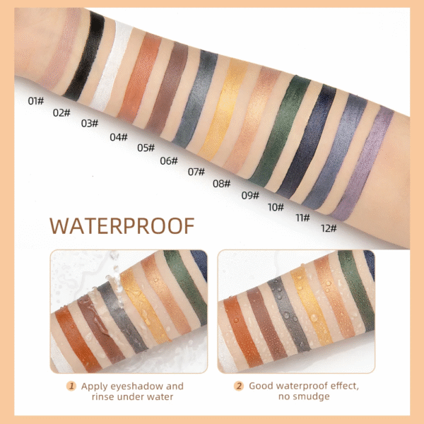 Pearlescent Silkworm  Pen Waterproof  Pencil Glitter Matte Nude Gold Eye Shadow Pen Pigment Cosmetics – Image 7