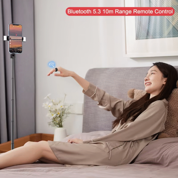 2025 Bluetooth Tiktok Remote Control Ring Gadget Flipping Selfie Fingertip Controller Give Likes 4 Buttons 10M for Iphone Xiaomi – Image 6