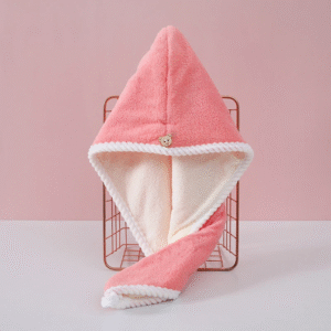 Double Thick Dry Hair Towel Double Sides Use Dry Hair Cap Soft Microfiber Bath Hats for Women Dry Hair Cap Lady Turban Head