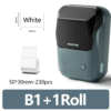 B21 Mini Portable Thermal Label Printer Office Supplies Mini Adhesive Sticker Printers without Ink for Phone