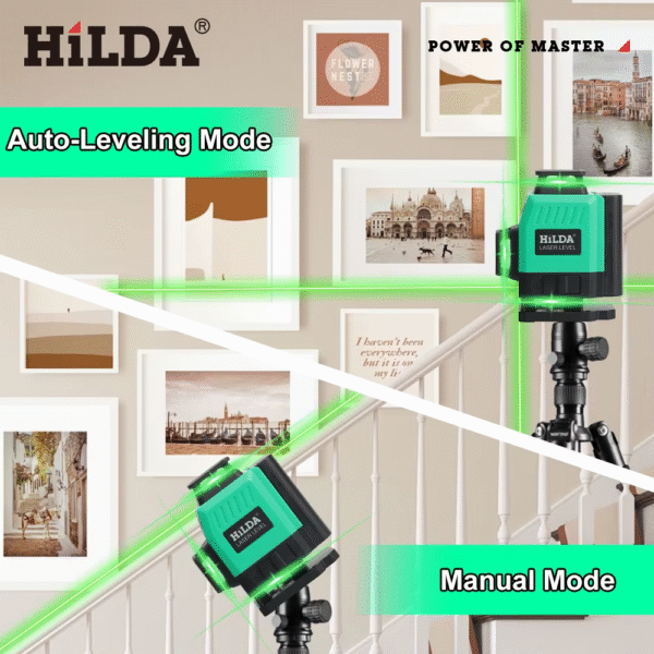 12/16 Lines Level Self-Leveling 360 Horizontal and Vertical Cross Super Powerful Green Portable Laser Optical Instrument – Image 5