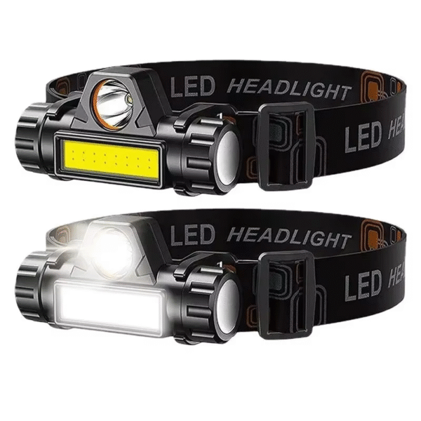 Rechargeable COB LED USB Headlamp Strong Magnetic Powerful Headlight Super Bright Waterproof Head Torch for Outdoor Fishing – Image 2