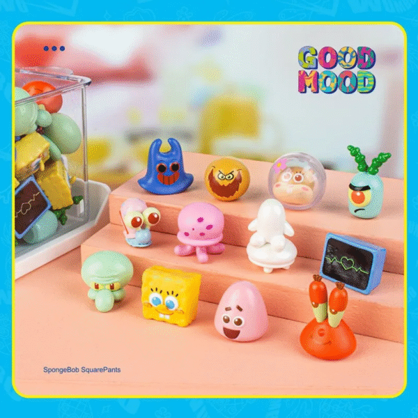 Chaosheng Anime Spongebob Squarepant Series of Blind Box Doll Decoration Patrick Octopus Cute Decorative Children'S Toys – Image 3